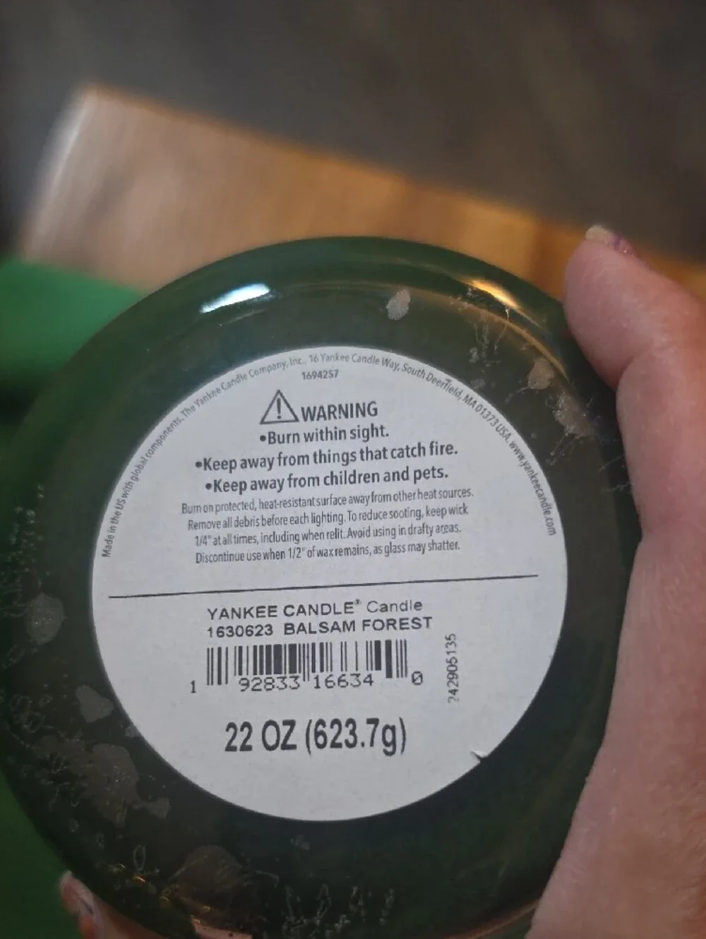 Yankee Candle Jar